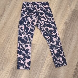 Lululemon Athletica Purple and Navy Capris *Call outs